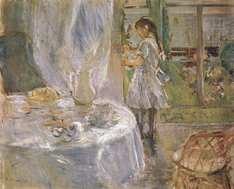 Berthe Morisot At the little cottage oil painting image